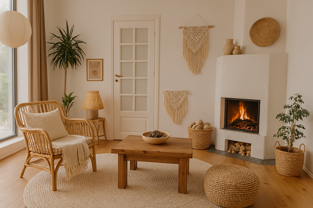 Omakotitalo Espoossa boho tyyliin